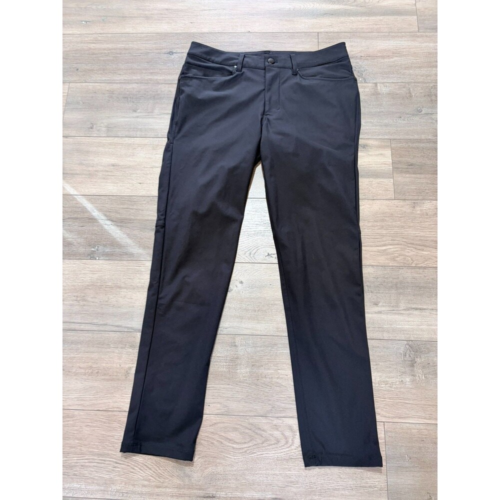 Lululemon ABC Mens 31X31 Taper Warpstreme Golf Casual Stretch Pants Black